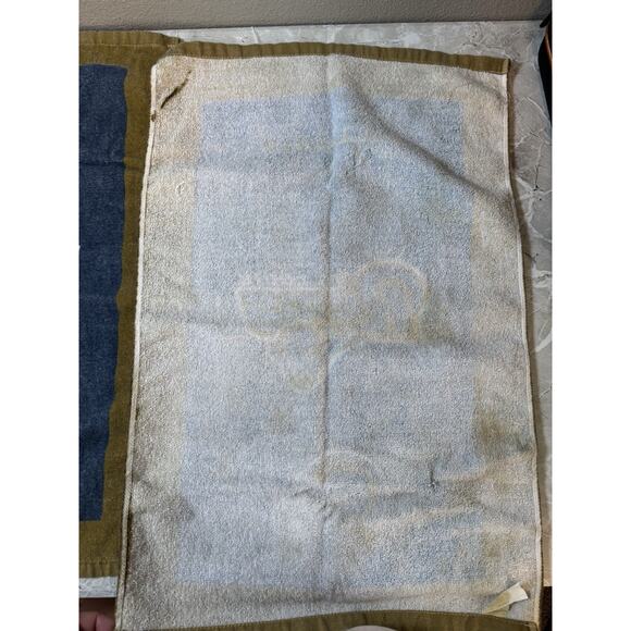 Vintage St Louis Rams Hand Towels Blue Gold Man Cave 100% Cotton - Picture 4 of 6